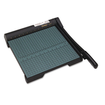 Premier® The Original Green Paper Trimmer, 20 Sheets, 12" Cut Length, Wood Base, 12.5 X 12 freeshipping - TVN Wholesale